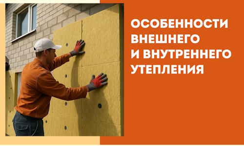 Какие особенности внешнего и внутреннего утепления в Ростове