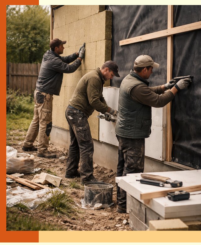 Утепление дачного дома под ключ в Ростове