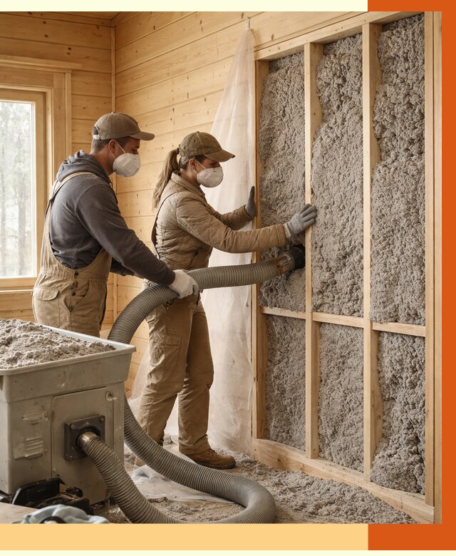 Утепление дачного дома эковатой в Ростове от 1488 руб./м2 — комплексно, ТепломастерРсв