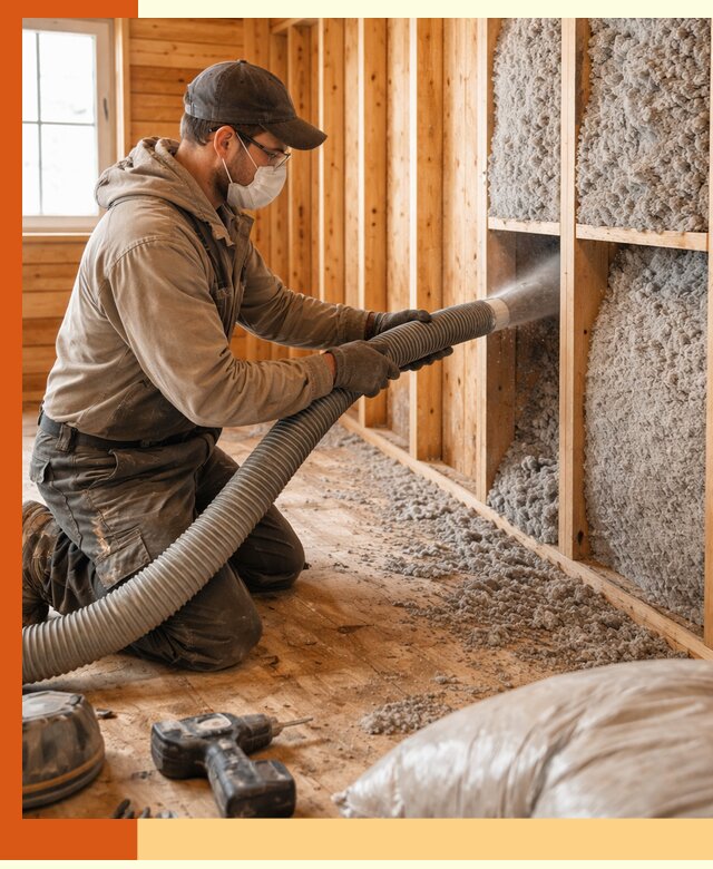 Утепление дачного дома эковатой в Ростове — быстро и надёжно