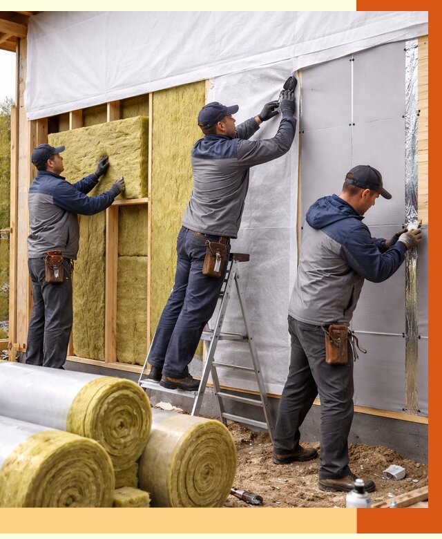 Утепление каркасного дома в Ростове от 4310 руб./м2 — профессионально | ТепломастерРсв