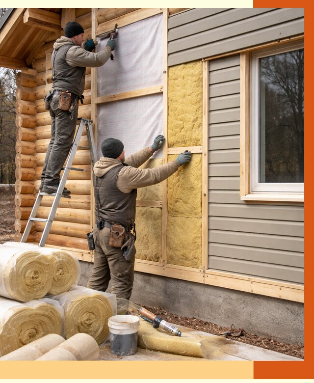 Утепление деревянного дома в Ростове от 6363 руб./м2 — заказать работы | ТепломастерРсв