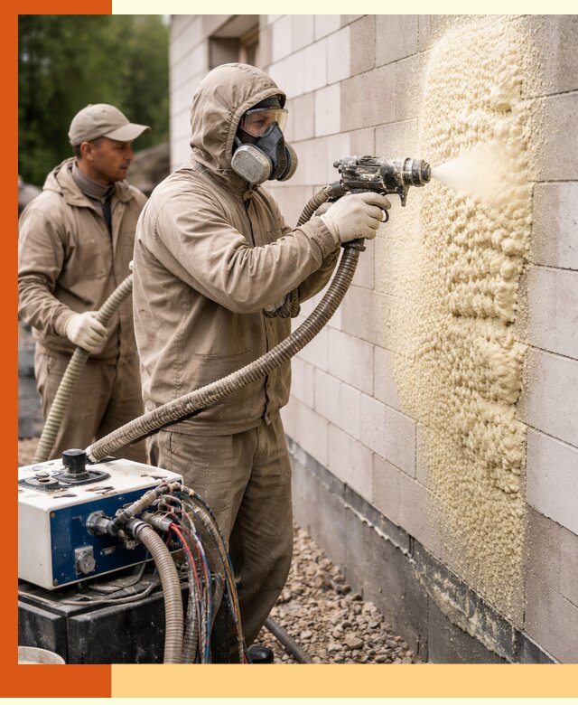 Утепление дома из газобетона ППУ в Ростове — надежная теплоизоляция