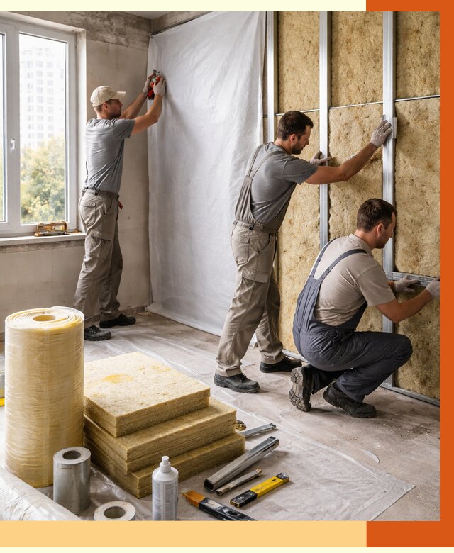 Утепление квартиры в Ростове от 4618 руб/м2 — утеплить квартиру изнутри и снаружи | ТепломастерРсв