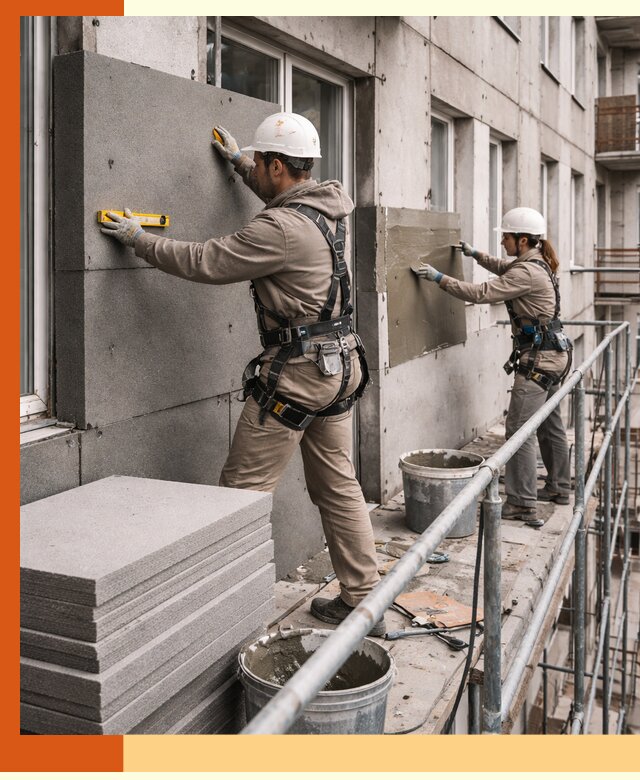 Утепление квартиры снаружи под ключ в Ростове