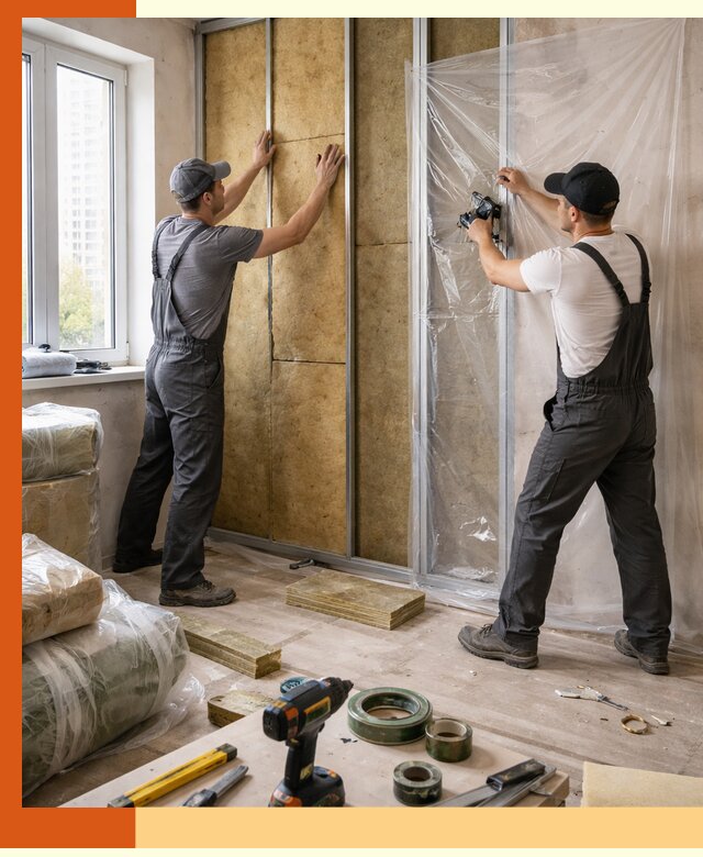 Утепление квартиры изнутри профессионально в Ростове