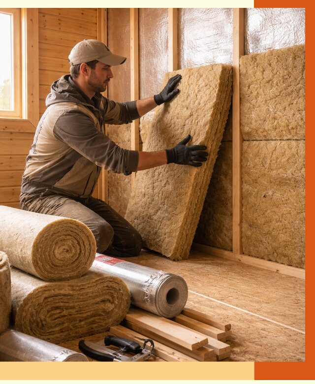 Утепление бани в Ростове под ключ от 4618 руб./м2 — утеплить потолок, пол и стены | ТепломастерРсв