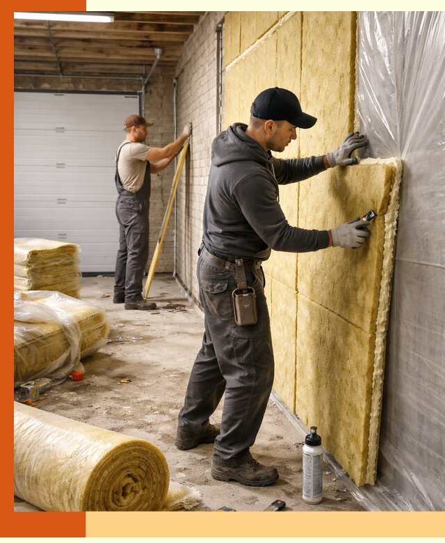 Утепление гаража под ключ в Ростове — все виды теплоизоляции