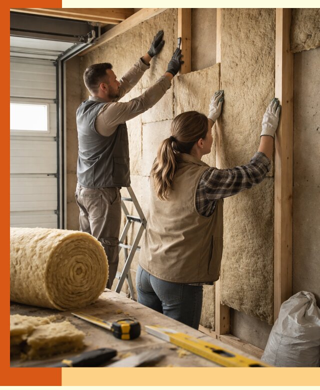 Утепление гаража изнутри в Ростове: быстро и надежно