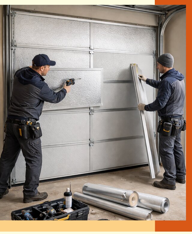 Утепление гаражных ворот в Ростове от 8056 руб/м2 — надежно и быстро | ТепломастерРсв