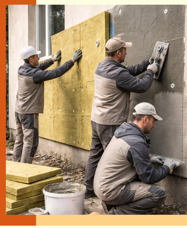 Утепление фасада под штукатурку в Ростове — энергоэффективная технология