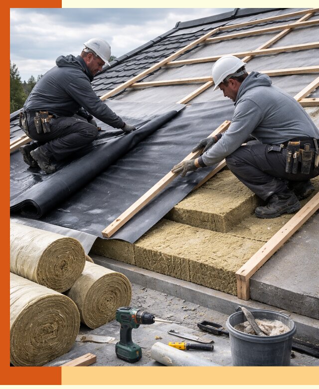 Утепление крыши снаружи в Ростове: профессиональная теплоизоляция