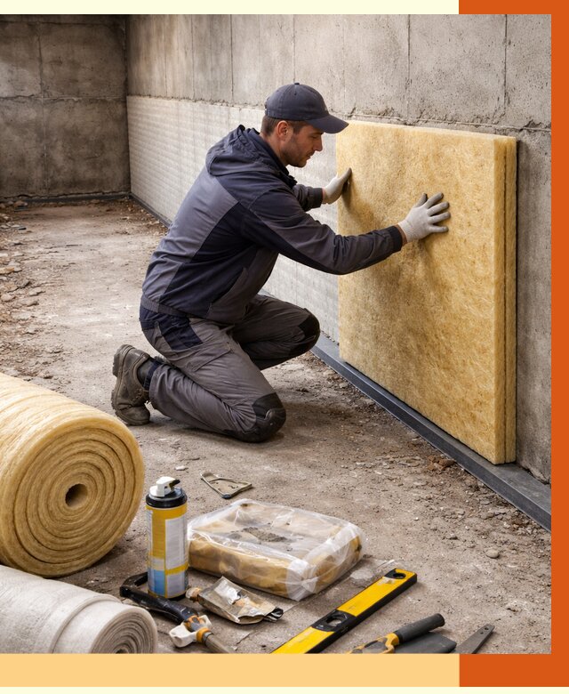 Утепление фундамента изнутри в Ростове от 4310 руб./м2 — работы под ключ | ТепломастерРсв