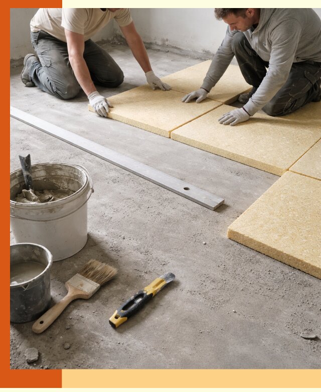 Утепление бетонного пола в Ростове профессионально и недорого