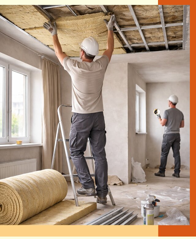 Утепление потолка в частном доме в Ростове от 975 руб./м² — работы под ключ | ТепломастерРсв