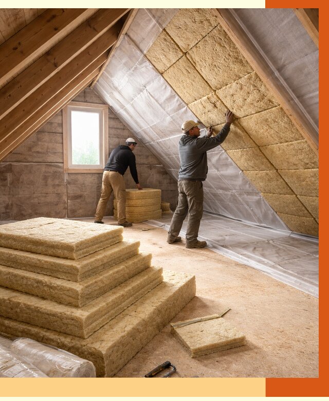 Утепление мансарды в Ростове от 2566 руб/м2 — комплексно и под ключ | ТепломастерРсв