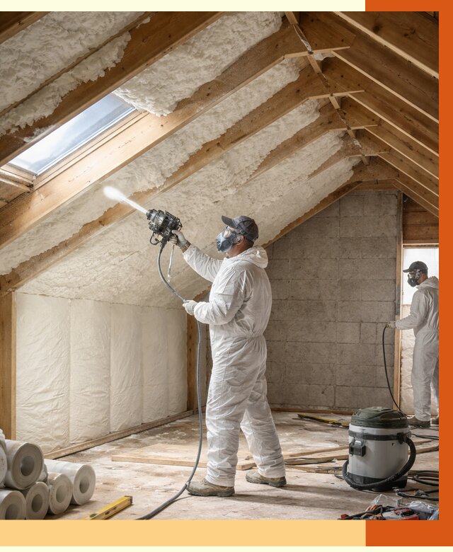 Утепление мансарды ППУ в Ростове от 2822 руб./м² — заказать под ключ | ТепломастерРсв