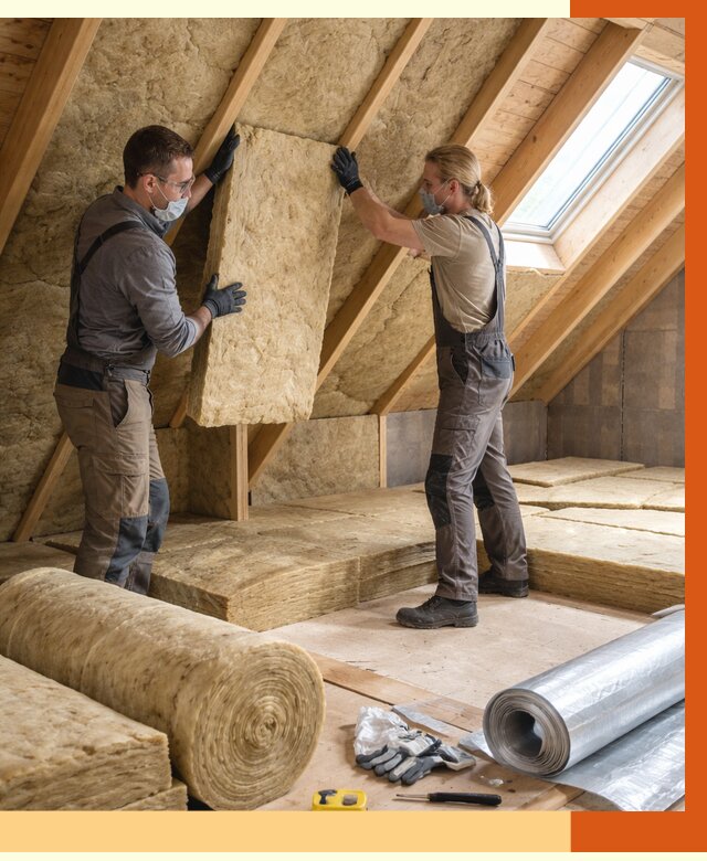 Утепление мансарды минватой в Ростове от 4310 руб./м2 — монтаж и пароизоляция | ТепломастерРсв