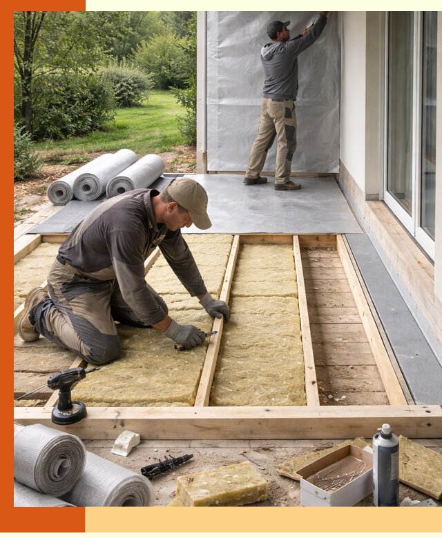 Утепление террасы в Ростове — тепло и защита круглогодично