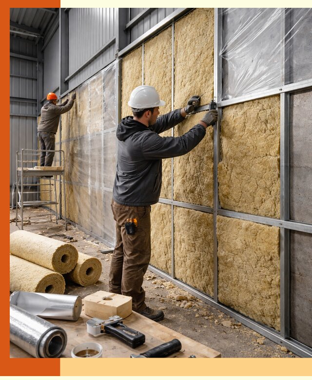 Утепление ангара в Ростове — профессиональная теплоизоляция помещений