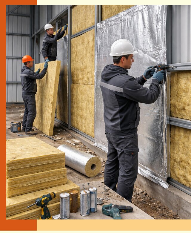 Утепление металлического ангара профессионально в Ростове