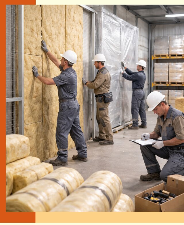 Утепление склада готовой продукции в Ростове качественно и быстро