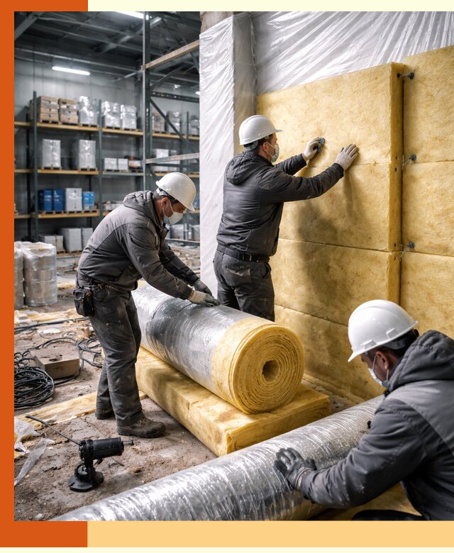 Утепление склада химсырья в Ростове: безопасная и эффективная изоляция