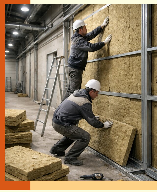 Утепление цеха под ключ в Ростове с гарантией качества