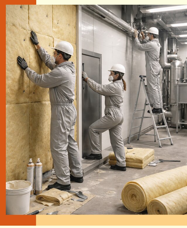 Утепление пищевого цеха под ключ в Ростове