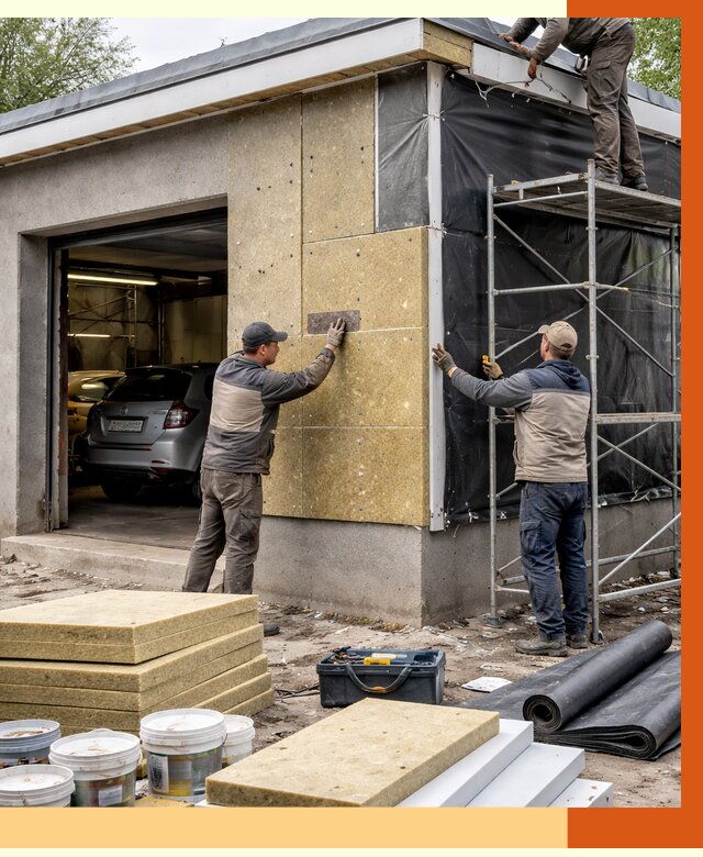 Утепление автосервиса в Ростове ппу, пеноизоляция, от 14881 руб/м2 — ТепломастерРсв