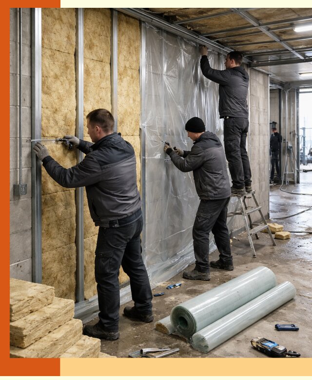 Профессиональное утепление автомойки в Ростове для любого типа помещений