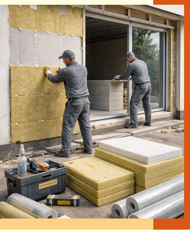 Утепление торгового павильона в Ростове от 14881 руб./м² под ключ | ТепломастерРсв