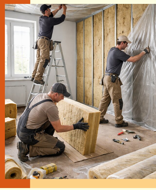 Утепление офисных помещений под ключ в Ростове