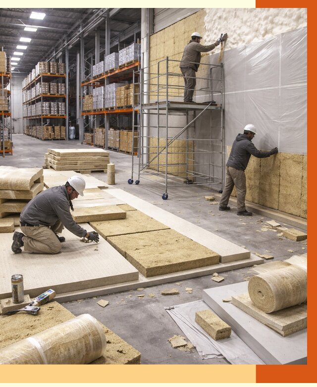 Утепление складского терминала в Ростове от 7697 руб./м² под ключ | ТепломастерРсв