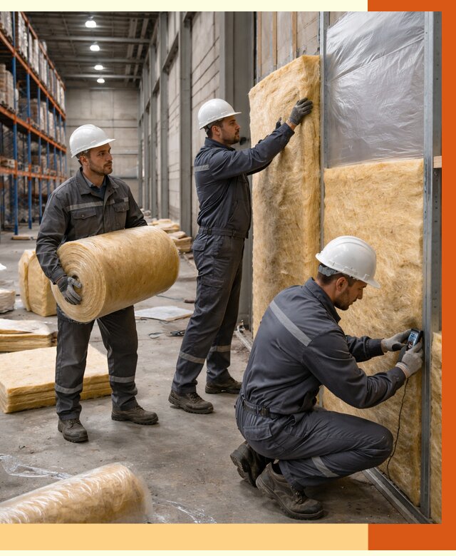 Утепление логистического центра в Ростове от 4618 руб/м² под ключ | ТепломастерРсв