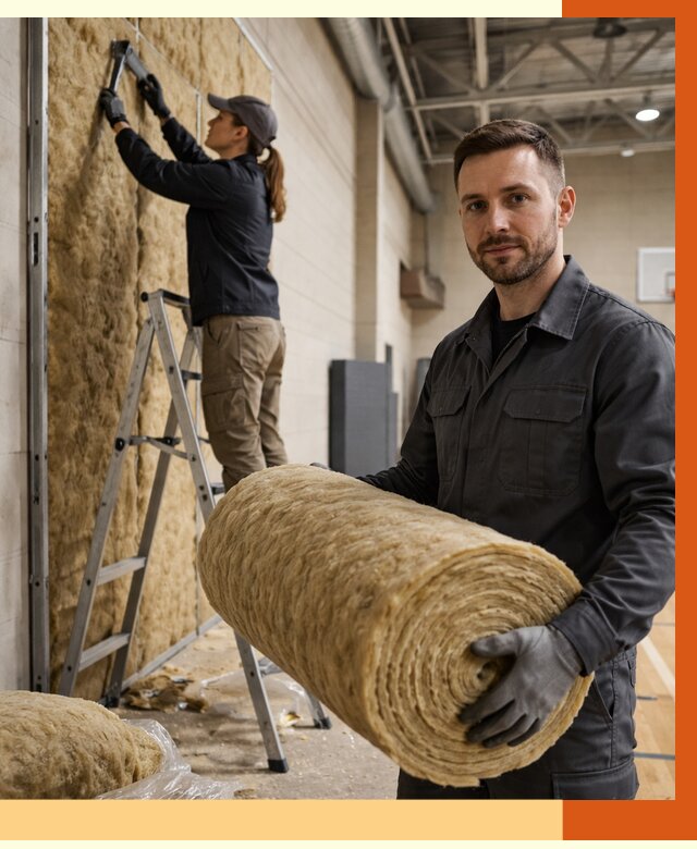 Утепление спортзала в Ростове от 7697 руб/м2 — комплексное утепление под ключ | ТепломастерРсв