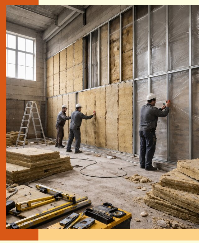 Утепление спортивного зала в Ростове качественно и недорого