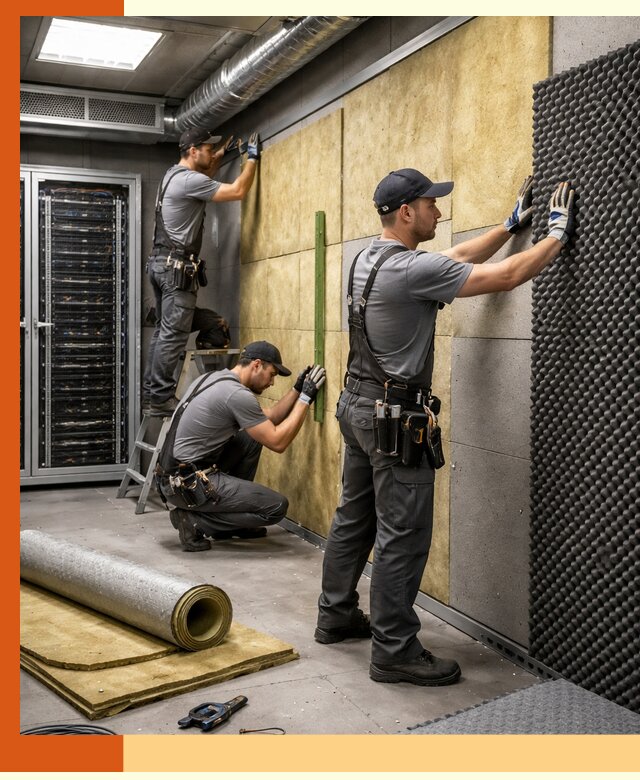 Утепление серверной комнаты профессионально в Ростове