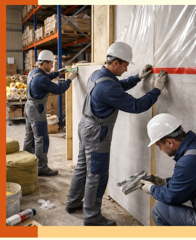 Утепление теплого склада под ключ в Ростове