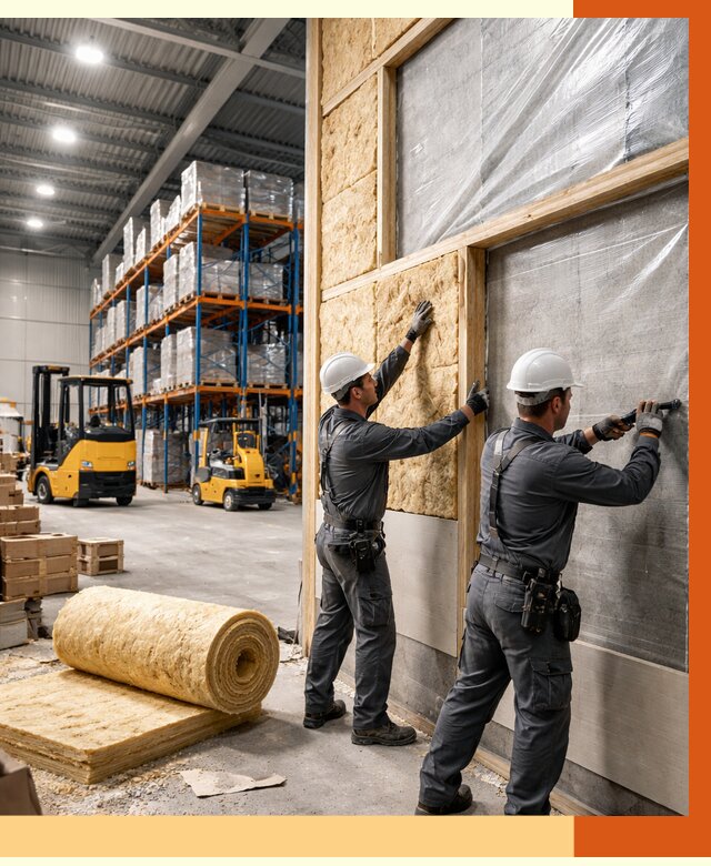 Утепление склада с техникой в Ростове от 4310 руб./м2 — комплексно под ключ | ТепломастерРсв