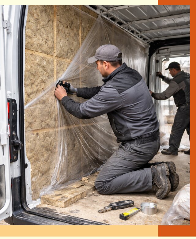 Утепление фургона в Ростове от 16934 руб/м2 — утепление фургона ППУ и кузова | ТепломастерРсв