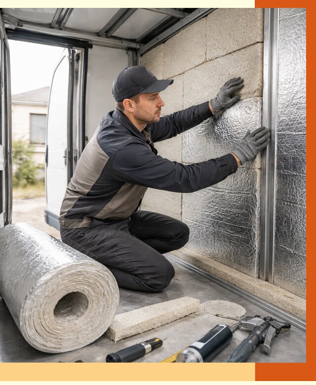 Утепление фургона рефрижератора в Ростове от 12829 руб./м² под ключ | ТепломастерРсв