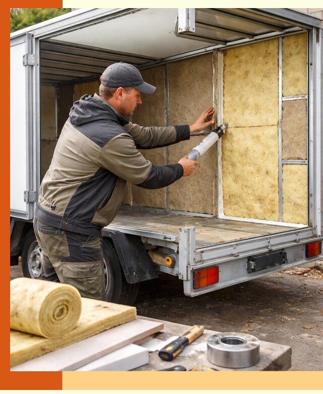 Профессиональное утепление прицепа в Ростове для любых условий