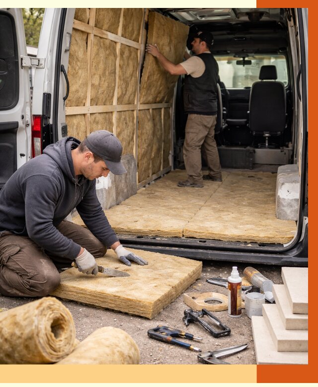 Утепление кемпера в Ростове под ключ от 12316 руб. — профессионально | ТепломастерРсв