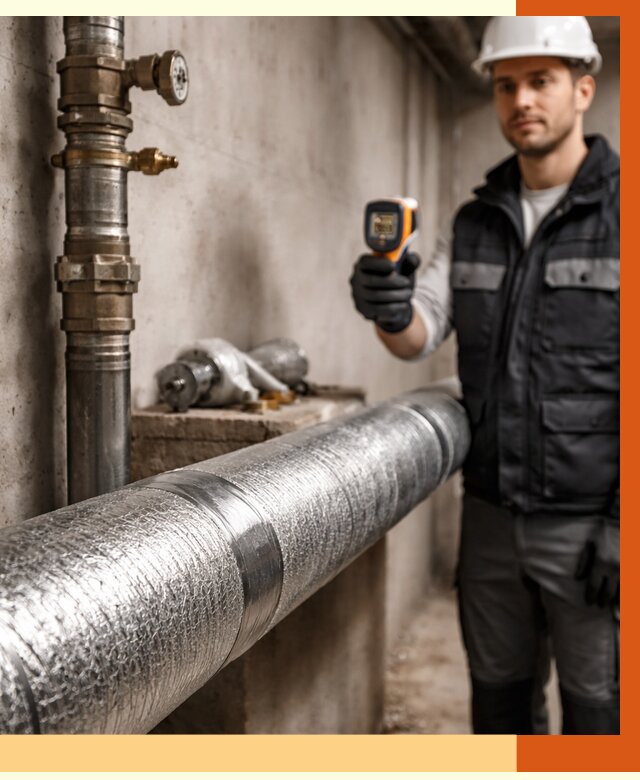 Утепление труб водоснабжения в Ростове от 8724 руб. за м² — услуги ТепломастерРсв