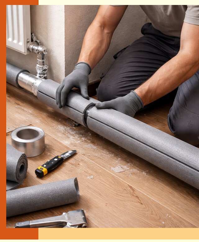 Утепление труб отопления в Ростове: теплоизоляция и защита сети