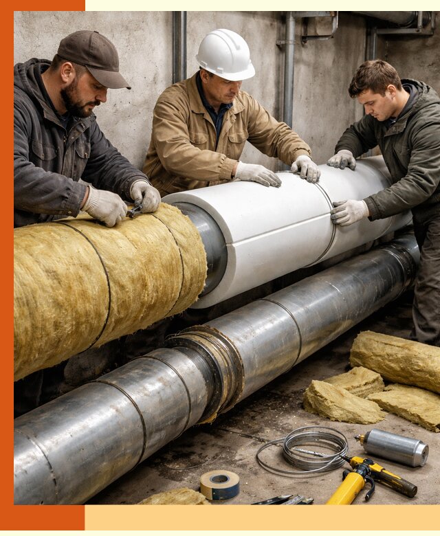 Утепление трубопровода в Ростове с гарантией энергоэффективности