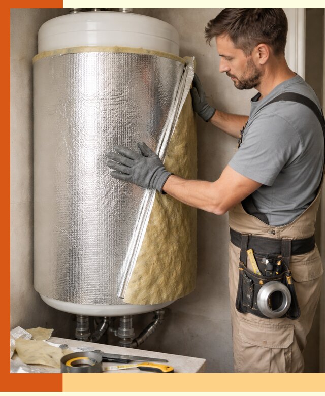 Утепление бойлера в Ростове для снижения теплопотерь и экономии энергии