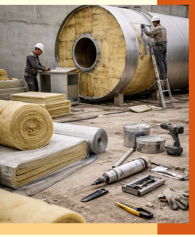 Утепление резервуара с топливом в Ростове от 28223 руб. под ключ | ТепломастерРсв