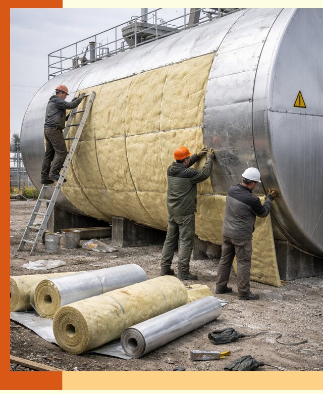 Утепление резервуаров с топливом в Ростове надежно и экономично